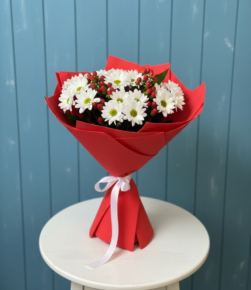 Букет цветов из: Хризантемы в Зуе