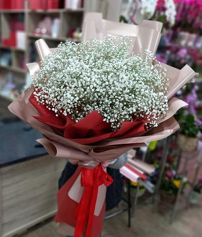 Букет цветов из: Гипсофила в Зуе
