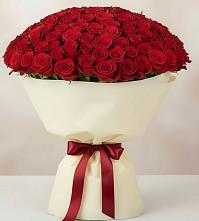 Букет 101 Красная роза Милано в Зуе