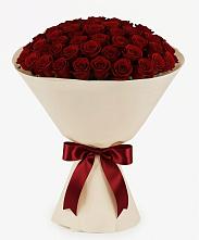 Букет 101 Бордовая роза Блэк Бакарра в Зуе