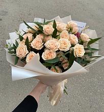 Букет Кремовые розы Латте в Зуе