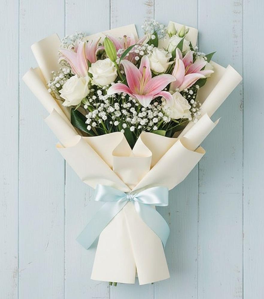 Букет цветов из: Лилии в Зуе