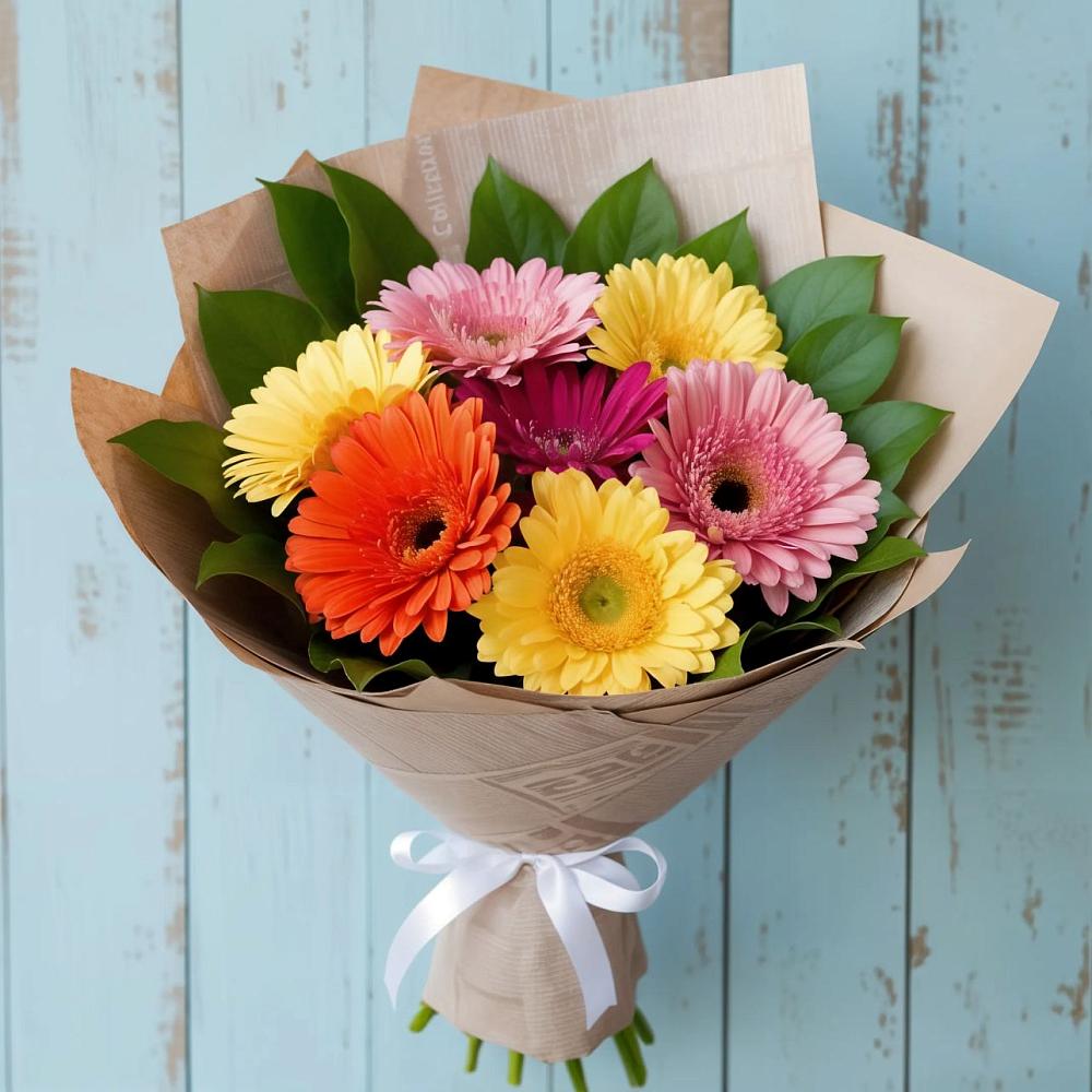 Букет цветов из: Герберы в Зуе