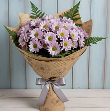 Букет цветов из:  Хризантемы #REPLACE_PRED# Зуе