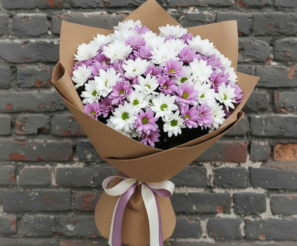 Букет цветов из: Хризантемы в Зуе