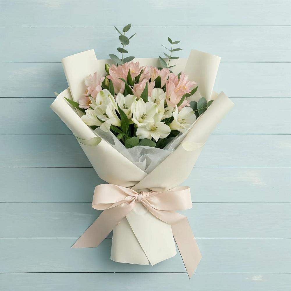 Букет цветов из: Альстромерии в Зуе