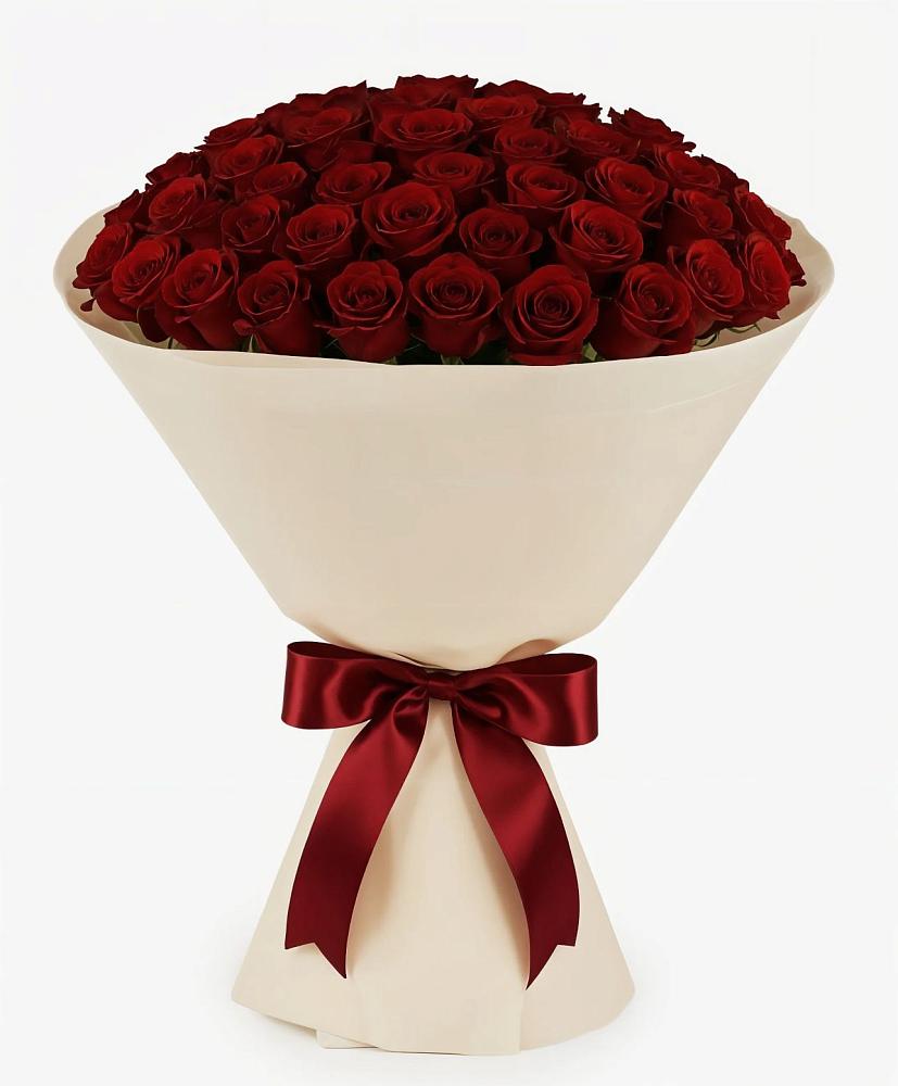 Букет 101 Бордовая роза Блэк Бакарра в Зуе