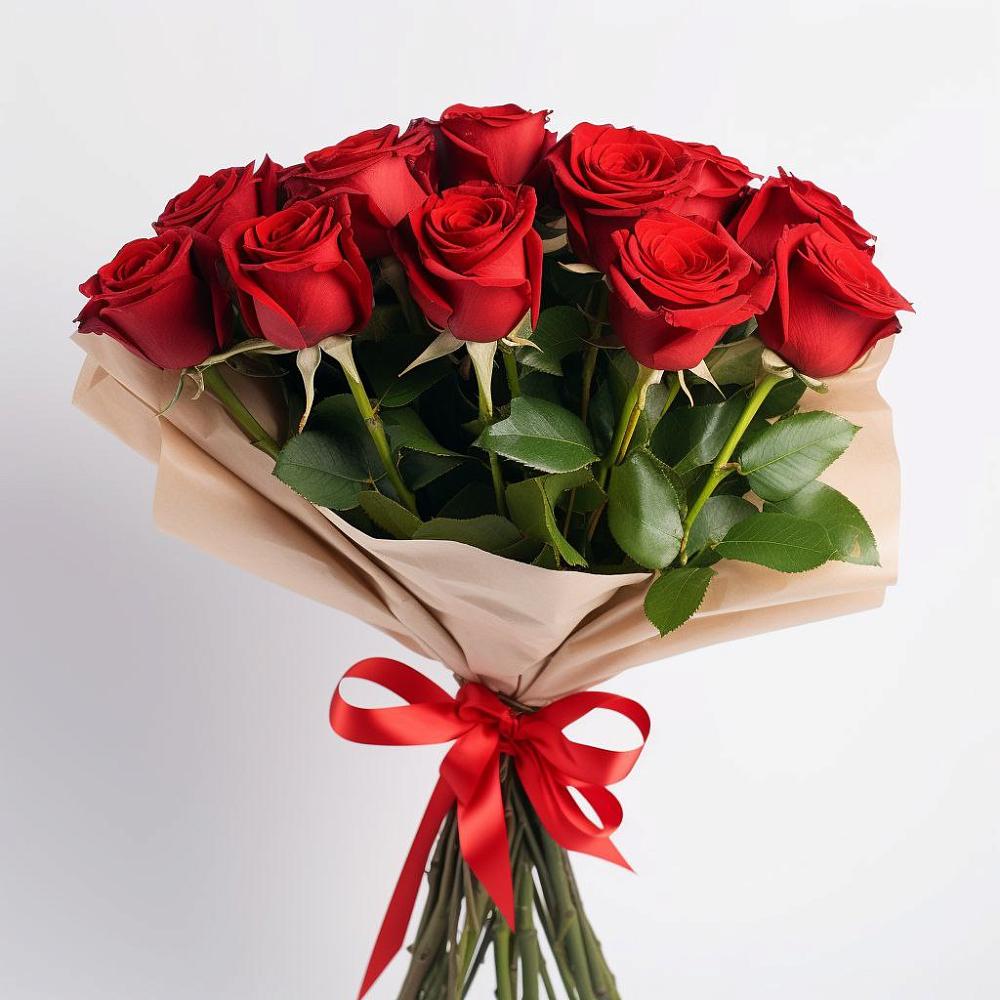 Букет 11 Красных роз Эдлесс Лав в Зуе