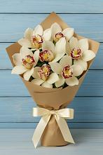 Букет цветов из:  Орхидеи и Розы в Зуе